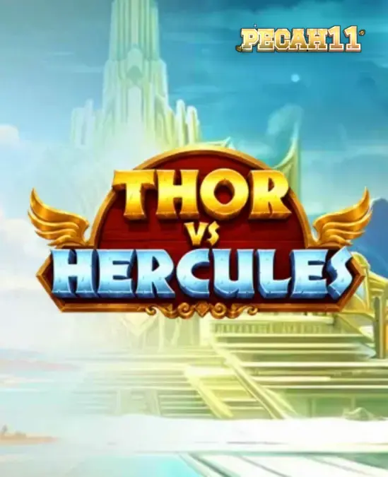 Tampilan visual slot Thor vs Hercules dengan tema mitologi yang megah